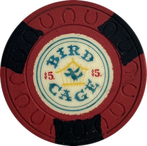 Bird Cage de 600 jetons de poker CROWN - version CASH GAME - en